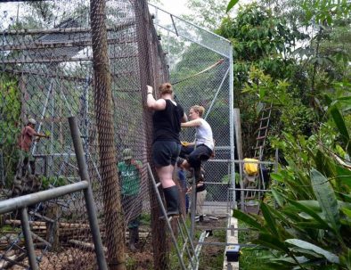 Djurräddningscenter i Amazonas regnskog